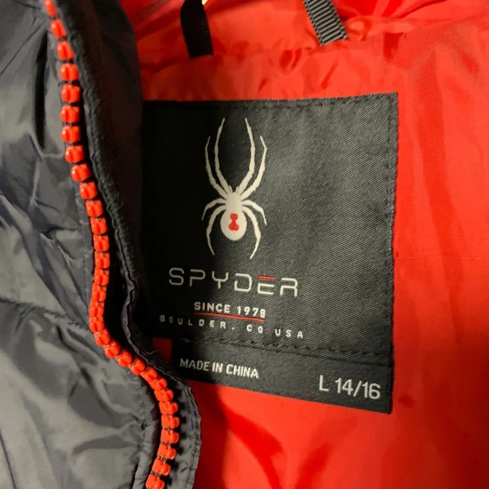 Spyder hooded puffer